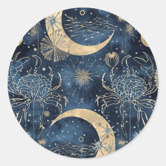 Aangepaste Kanker Zodiac Sign Envelope Sticker