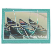 Aangepaste kanovendag op elke leeftijd groot cadeauzakje (Achterkant)