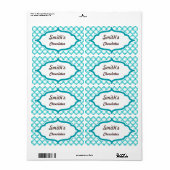 Aangepaste kant cirkel labels (Full Sheet)