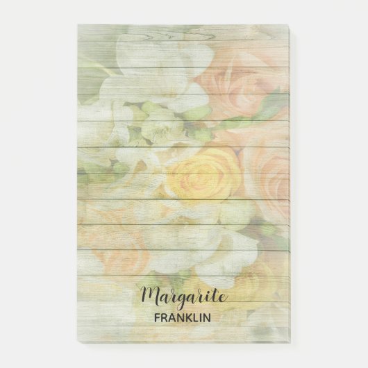 Aangepaste Kantoor van hout Post-it® Notes (Voorkant)