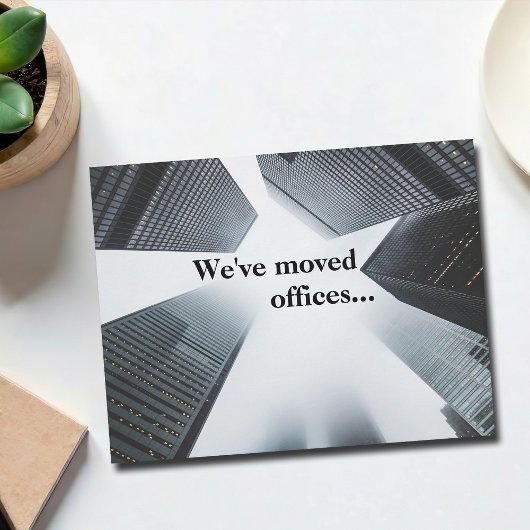 Aangepaste kantooradreswijziging van kantoren aankondiging