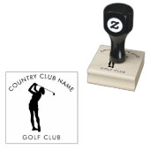 Aangepaste kantoorartikelen voor Modern Golf Count Rubberstempel (Gestempeld)