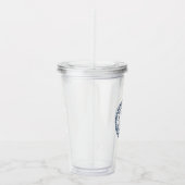 Aangepaste kapitein en bootnaamankertouw acryl drinkbeker (Rechts)