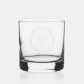 Aangepaste kapitein naam zeeschip whisky glas (Achterkant)