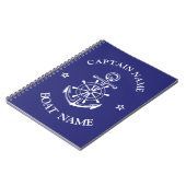 Aangepaste kapitein scheepvaart notitieboek (Linkerzijde)