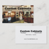 Aangepaste kasten - Carpenter, thuisverbetering Visitekaartje (Voorkant / Achterkant)