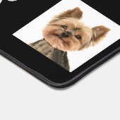 Aangepaste Kat en Hond foto's op Black Desk Mat (Hoek)