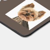 Aangepaste kat en hond foto's op Lucky Beige Bureaumat (Hoek)