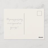 Aangepaste kat met kittens gefeliciteerd briefkaart (Achterkant)