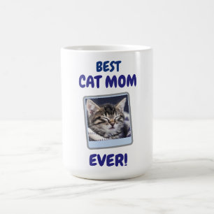 AANGEPASTE KAT MOEDER MA ALTJD HUISDIER LIEFDE MOE KOFFIEMOK