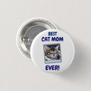 AANGEPASTE KAT MOEDER MA DAG HUISDIEREN HOND LIEFD RONDE BUTTON 3,2 CM