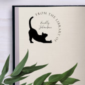 Aangepaste kat uit de LIbrary van het boek Rubberstempel