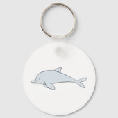 Aangepaste kattenlipper-dolfijn sleutelhanger (Voorkant)