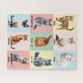 Aangepaste kattenraspuzzel – voeg je eigen kat toe legpuzzel (Horizontaal)