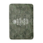 Aangepaste KEEP CALM EN Jouw tekst Badmat (Voorkant Verticaal)