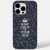 Aangepaste KEEP CALM EN Jouw tekst Case-Mate iPhone Case (Achterkant)