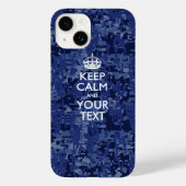 Aangepaste KEEP CALM EN Jouw tekst Case-Mate iPhone Case (Achterkant)