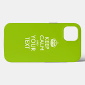 Aangepaste KEEP CALM EN Jouw tekst Case-Mate iPhone Case (Achterkant (horizontaal))