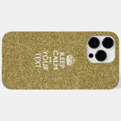 Aangepaste KEEP CALM EN Jouw tekst Case-Mate iPhone Case (Achterkant (horizontaal))