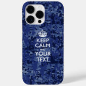 Aangepaste KEEP CALM EN Jouw tekst Case-Mate iPhone Case (Achterkant)