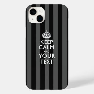 Aangepaste KEEP CALM EN Jouw tekst Case-Mate iPhone 14 Plus Hoesje