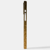 Aangepaste KEEP CALM EN Jouw tekst iPhone Hoesje (Linkerkant)