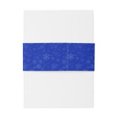 Aangepaste KEEP CALM EN Jouw tekst op blauw Uitnodigingen Wikkel (Achterkant Voorbeeld)