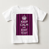 Aangepaste KEEP CALM en Jouw tekst op Roze (Voorkant)