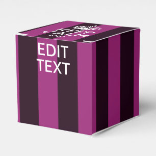 Aangepaste KEEP CALM en Jouw tekst op Roze Bedankdoosjes