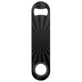 Aangepaste KEEP CALM en jouw tekst op zonnesburst Speed Flessenopener (Achterkant)