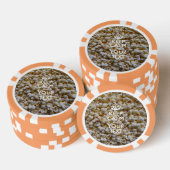 Aangepaste KEEP CALM EN Jouw tekst Poker Chips (Opstapeling)