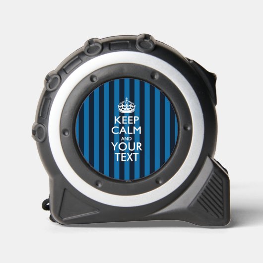 Aangepaste KEEP CALM EN Jouw tekst Rolmaat (Voorkant)