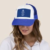 Aangepaste KEEP CALM EN Jouw tekst Trucker Pet (In situ)