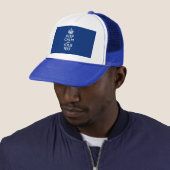 Aangepaste KEEP CALM EN Jouw tekst Trucker Pet (In situ)