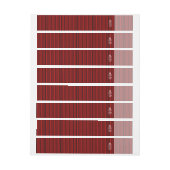 Aangepaste KEEP CALM en uw Creative Text Red (Vel)