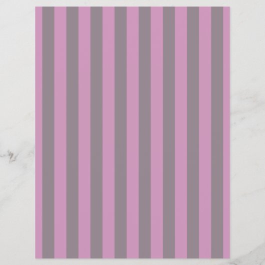 Aangepaste KEEP CALM Jouw tekst Fuchsia Stripes Flyer (Achterkant)