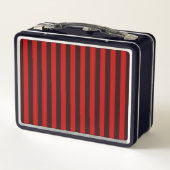 Aangepaste 'Keep Calm Jouw tekst Red Stripes'-deco (Achterkant)