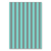 Aangepaste KEEP CALM Jouw tekst Turquoise Stripes Kaart (Achterkant)