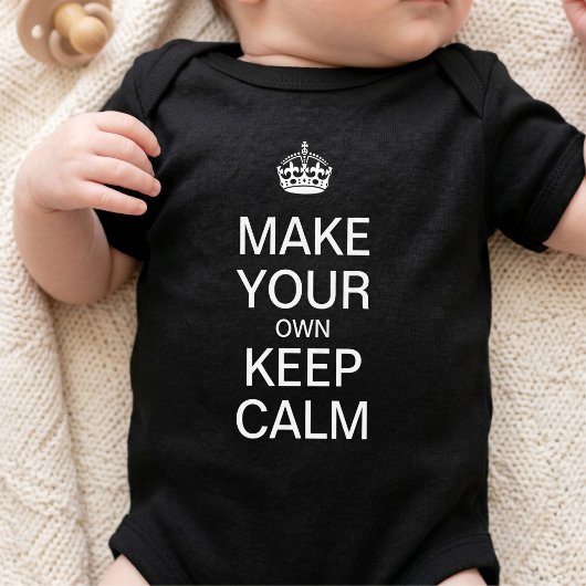 Aangepaste Keep Calm sjabloon Romper