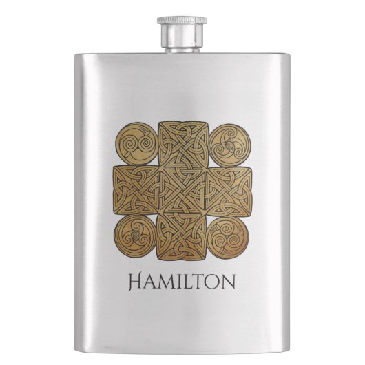 Aangepaste Keltische Knotwork Classic Flask Flacon (Voorkant)
