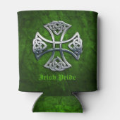 Aangepaste Keltische Kruis Blikjeskoeler (Achterkant)