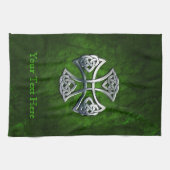 Aangepaste Keltische Kruis Theedoek (Horizontaal)