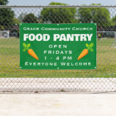 Aangepaste Kerk Food Pantry Banner (Insitu)