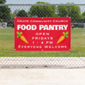 Aangepaste Kerk Food Pantry Banner (Insitu)