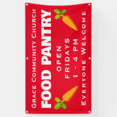 Aangepaste Kerk Food Pantry Banner (Verticaal)