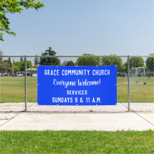 Aangepaste kerkbanner spandoek