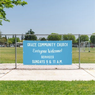Aangepaste kerkbanner spandoek