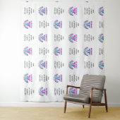 Aangepaste KERKMERCHANDISE Logo Achtergronddoek Wandkleed (In situ)