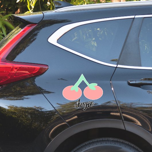 Aangepaste kers naam sticker (Auto Zijkant)