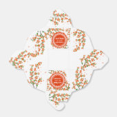 Aangepaste kersenbloesem bruiloft gunst geschenkdo bedankdoosjes (Uitgevouwen)